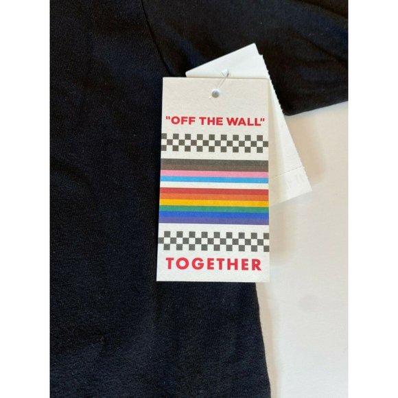 Vans Men's Pride Black Tee T-Shirt - Picture 4 of 4